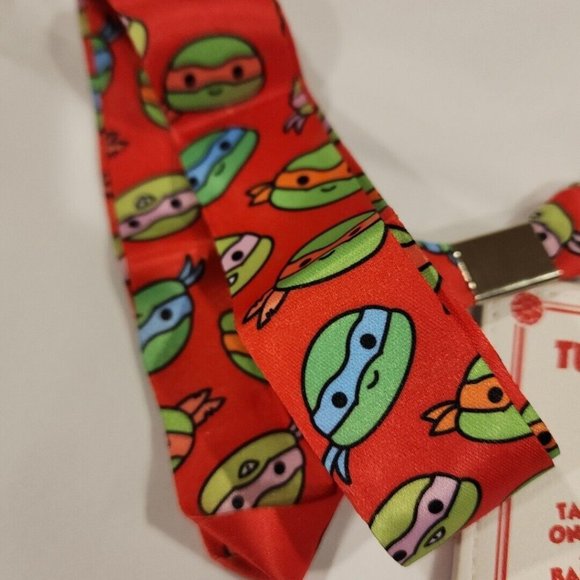 Loungefly Teenage Mutant Ninja Turtles Pizza Box Lanyard ID Holder NEW - Picture 6 of 10